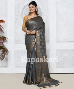 Handwoven Banswada silk saree.